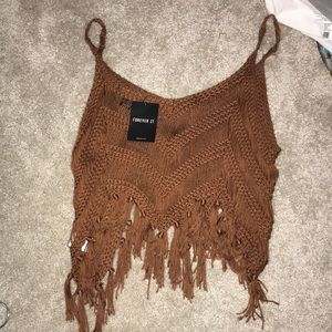 forever 21 fridge brown shirt